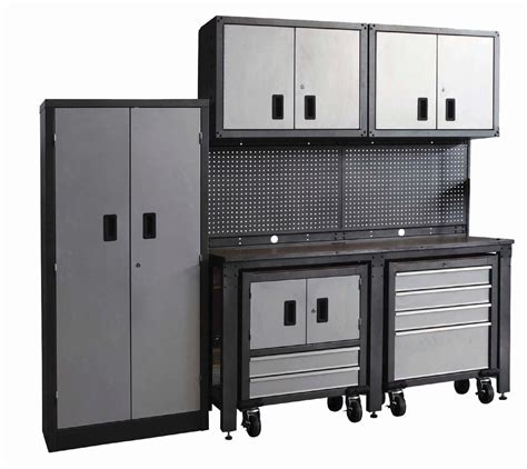 This storage appears awesome, is very simple to put together keter ready to assemble (rta) xl pro black storage cabinets for garage system utility tool (set. International 8 piece Garage Modular Storage System.
