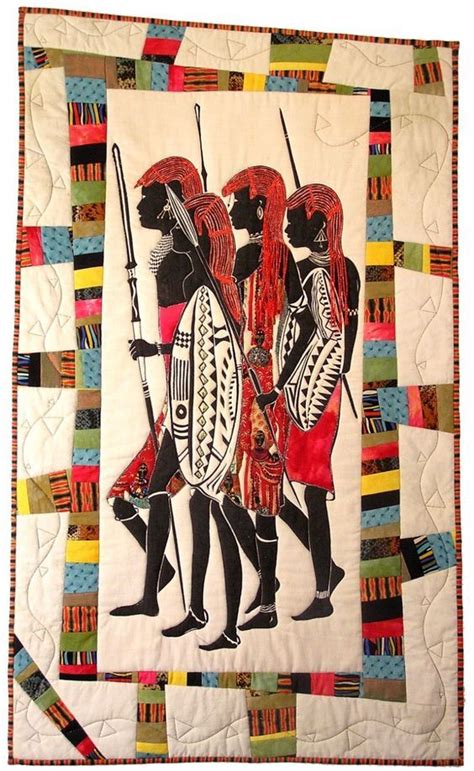 African Cla1010013q Quilt Blanket African Quilts Quilts Art Quilts