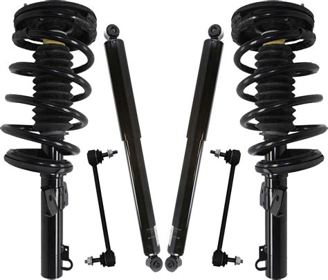 6pc Front Struts Wcoil Spring Assembly Rear Shock Absorbers And Front