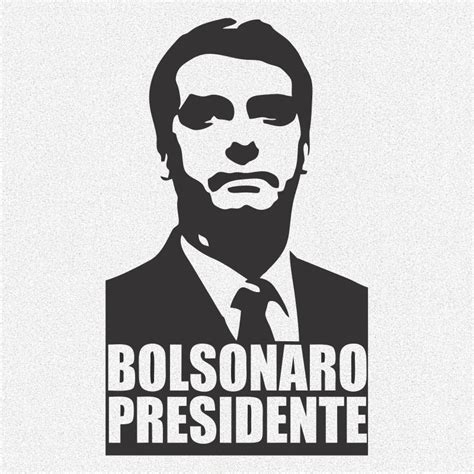 Adesivo Jair Bolsonaro Presidente 2018 60cm A977 Parcelamento Sem Juros