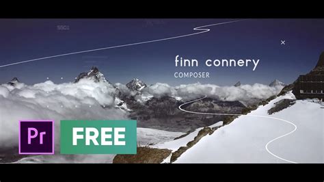 Free Premiere Pro Template Cinematic Slideshow Youtube