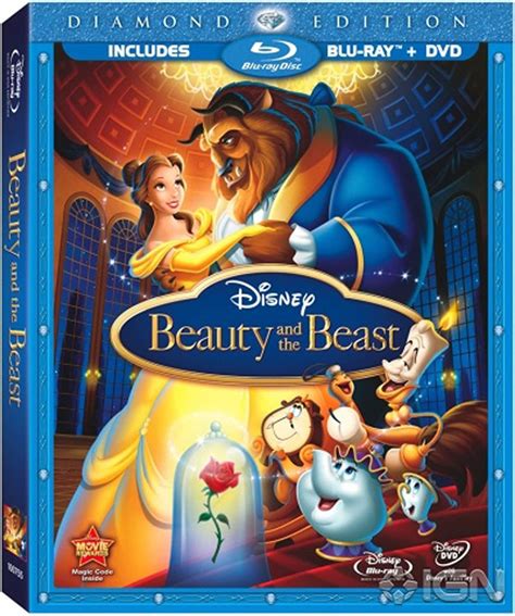 Disneys Beauty And The Beast 2 Disc Blu Ray And Dvd Combo Pack