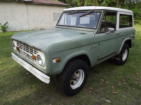 1970 Ford Bronco 4x4 Barn Find One Owner