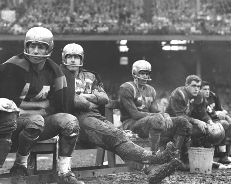 Old School Gridiron Football A Section Of The Redskins Bench During The Team’s Home Game
