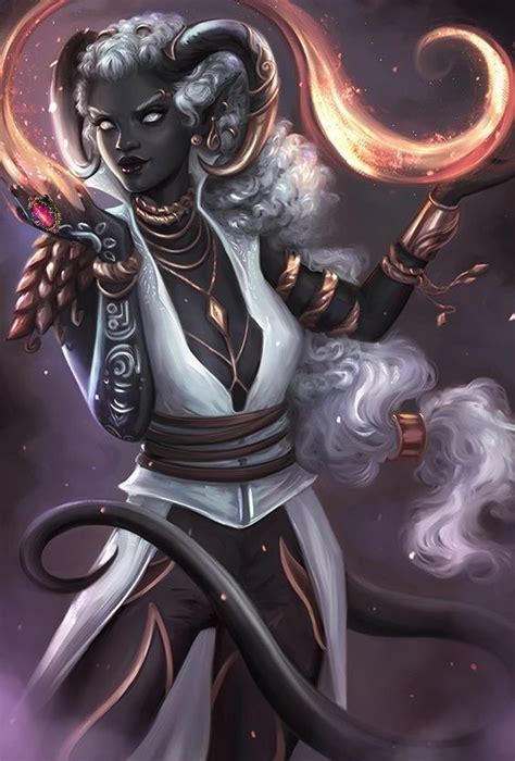 Pin By King Jeff On Personagens De Rpg Tiefling Female Character