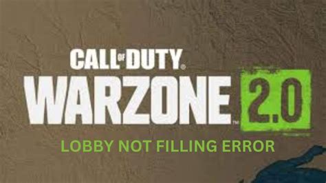 Warzone 2 Lobby Not Filling Solved Veryali Gaming