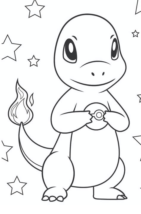 Charmander 6 Coloring Page Free Printable Coloring Pages For Kids