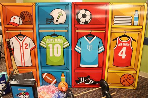 Game On Vbs Training In Georgia Vbs 2018 Sport Decor Pinterest