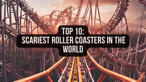 Top 10 Scariest Roller Coasters In The World 🌎 Youtube