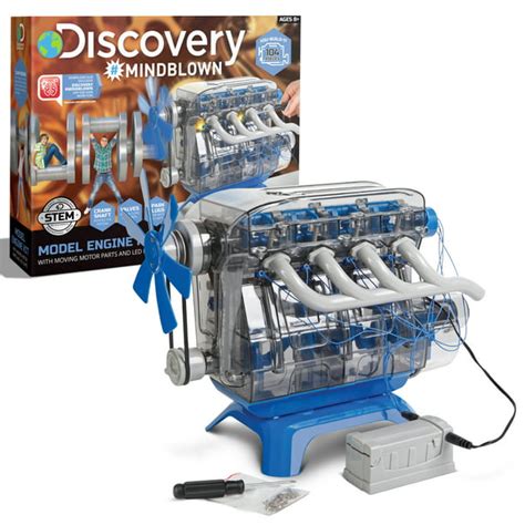 Discovery Kids Diy Toy Model Engine Kit Mechanic Four Cycle Internal