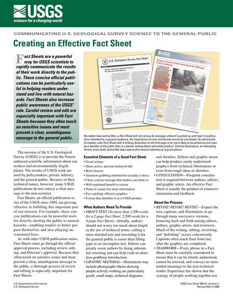 Fact Sheet 16 Examples Format Pdf Examples