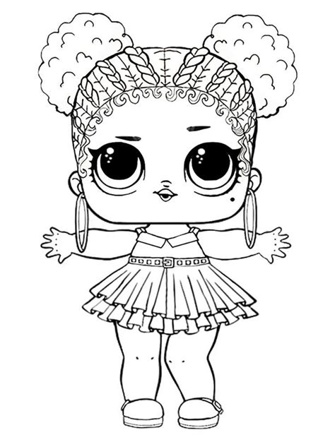 Lol Doll Valentines Coloring Pages TSgos