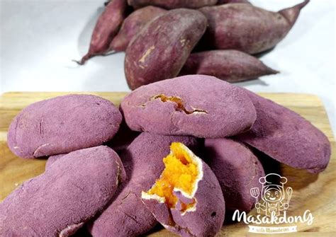Resep Korean Sweet Potato Bread Roti Ubi Korea Oleh Masakdong With