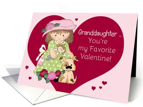 Granddaughter Favorite Valentine Card 1357578