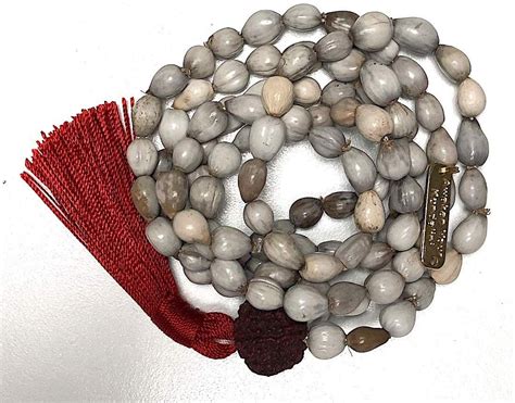 Vaijayanti Mala Beads Necklace Vaijanti Seeds Beads 108 India Prayer