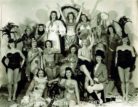 Photograph Of Donn Arden Dancers 1940s Dancer Vegas Showgirl