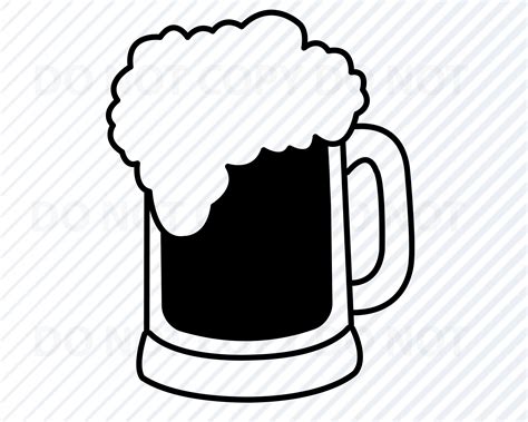 Beer SVG Files For Cricut Beer Mug Vector Images Etsy