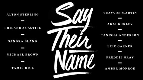 The Say Their Name Campaign By Leslie Xia —kickstarter