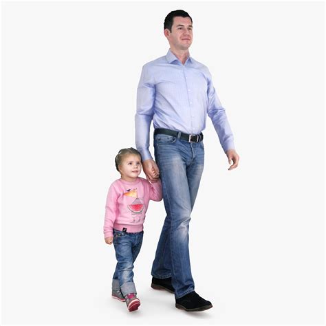 daddy and daughter 3d model 79 max free3d