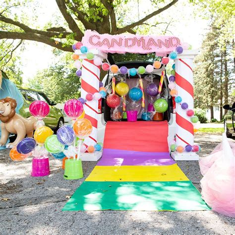 Trunk Or Treat Themed Halloween Ideas Candy Themed Party Candyland