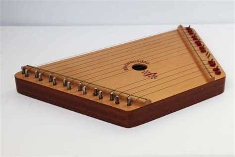 Vintage Nepenenoyka Lap Harp Zither 15 String Music Instrument