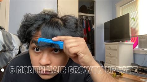 6 Month Hair Growth Update From Buzzcut Hair Routine Length Check