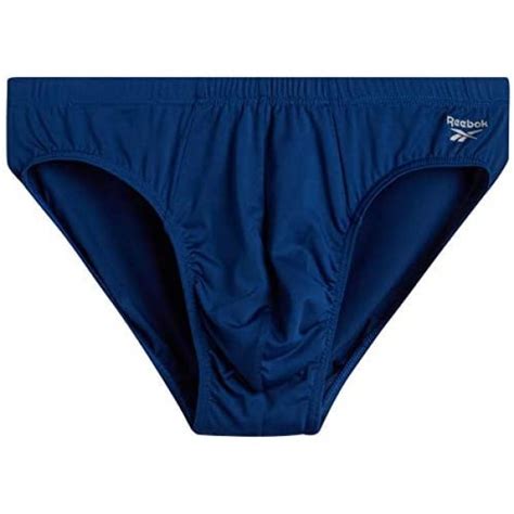 Reebok Mens Underwear Low Rise Quick Dry Performance Briefs 5 Pack