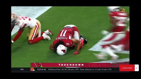 Carson Palmer Finds Larry Fitzgerald For A Fantastic Touchdown What A