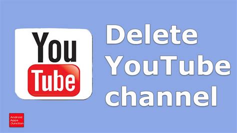 How To Delete A Youtube Channel Youtube