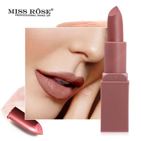 Miss Rose Brand Lips Matte Moisturizing Lipstick Makeup Lipsticks Lip Stick Waterproof Lipgloss