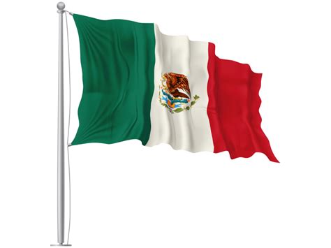 Mexico Waving Flag Png Transparent Image