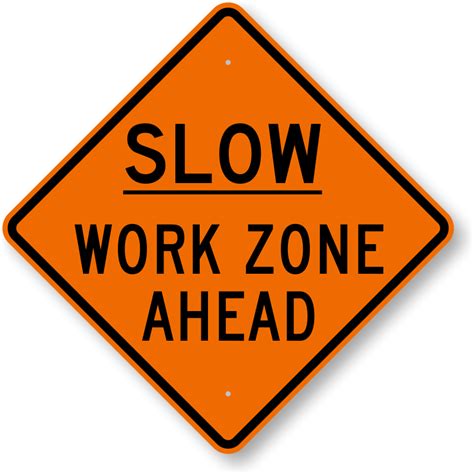 Road Work Ahead Sign Png