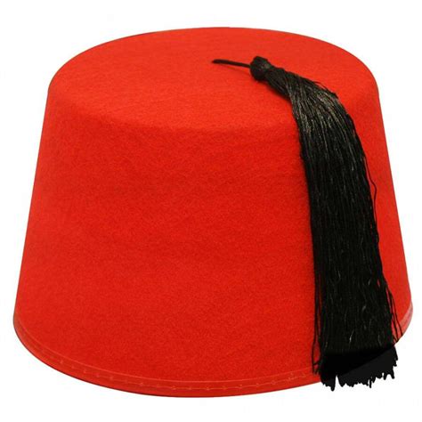Deluxe Red Fez Hat Cazaar