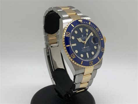 Rolex Submariner Date Blue Dial 41mm Stainless Steel 18k Yellow Gold