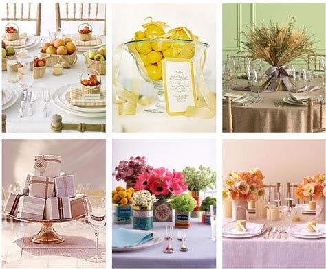 Martha Stewart Wedding Table Decor Ideas Photograph Table