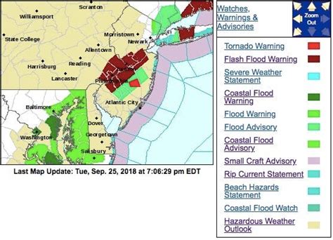 A tornado warning is also possible thursday afternoon. Tornado Warning In South Jersey | Ocean City, NJ Patch