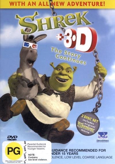 Shrek 2001 Dvd Disc 1 Bhe