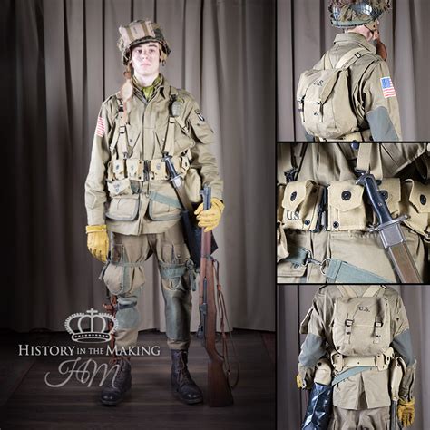 American Paratrooper Combat Uniform Private Soldier 1944 1945