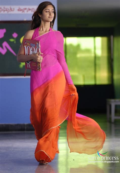 Tollywood Actress Ileana Dcruz In Hot Sleeveless Black Saree Navel Show Photos