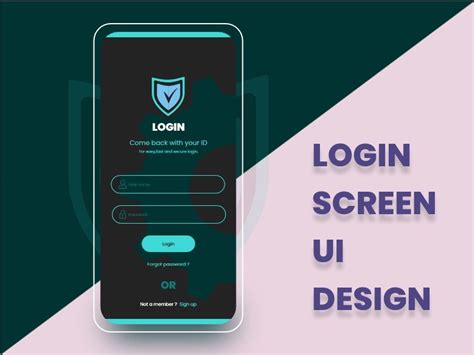 Login Screen Ui Design V7 With Android Source Code Uplabs Images