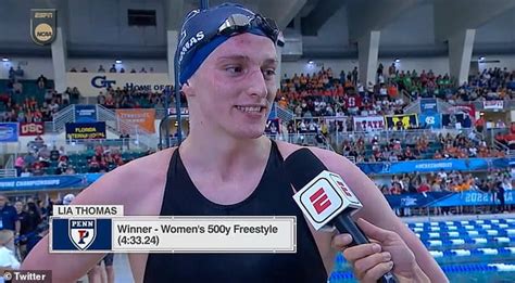 Trans Swimmer Leah Thomas Wins The Yard Freestyle At The Ncaa