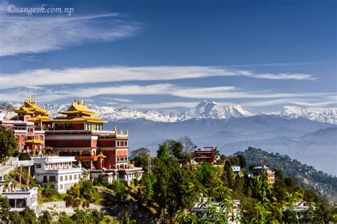 Namo Buddha Clear Sky And Himalayas In Colors All About Photography