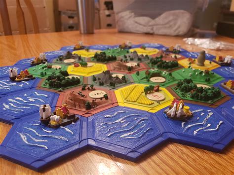After 2 Months Of 3d Printing And Hand Painting My 3d Settlers Of