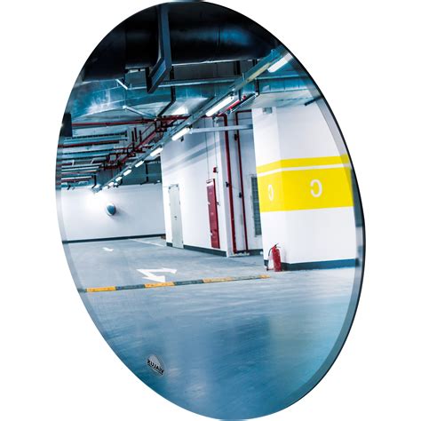 Traffic Wide Angle Security Curved Convex Road Mirror 180 Degrees 100cm 457129 Occupational