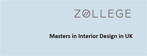 Masters In Interior Design In Uk Top Universities Tuition Fees