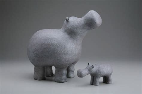 Hippo and calf | Easy clay sculptures, Pottery animals ... Introduction history of animal sculpture animal sculpture techniques artists known for animal for reasons both sacred and secular, animal sculptures have been created by people of various.