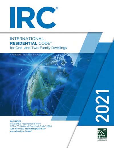 Icc Irc 2021 2021 International Residential Code