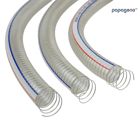 1 4 inch pvc flexible spring vacuum suction hose china pvc vacuum hose and flexible clear