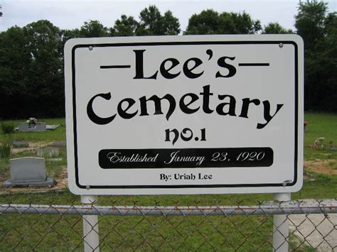Lee Cemetery No 1