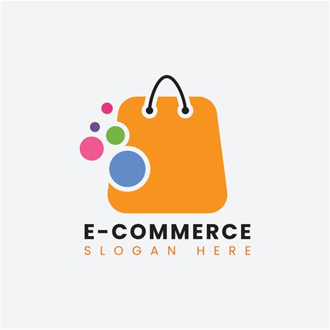 Creative Modern Abstract Ecommerce Logo Design Colorful Gradient